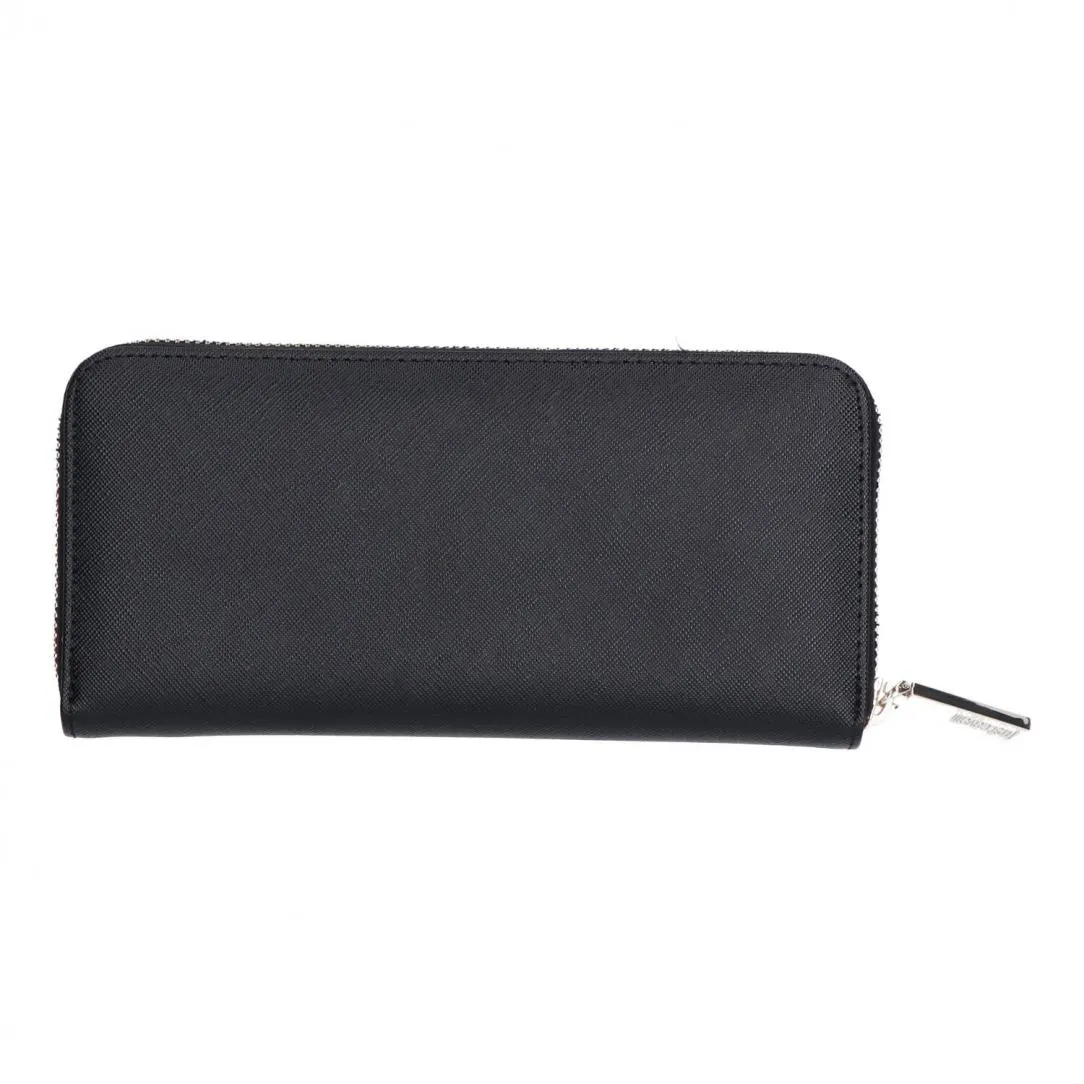 74RB5P83 METAL LETTERING WALLET Nero