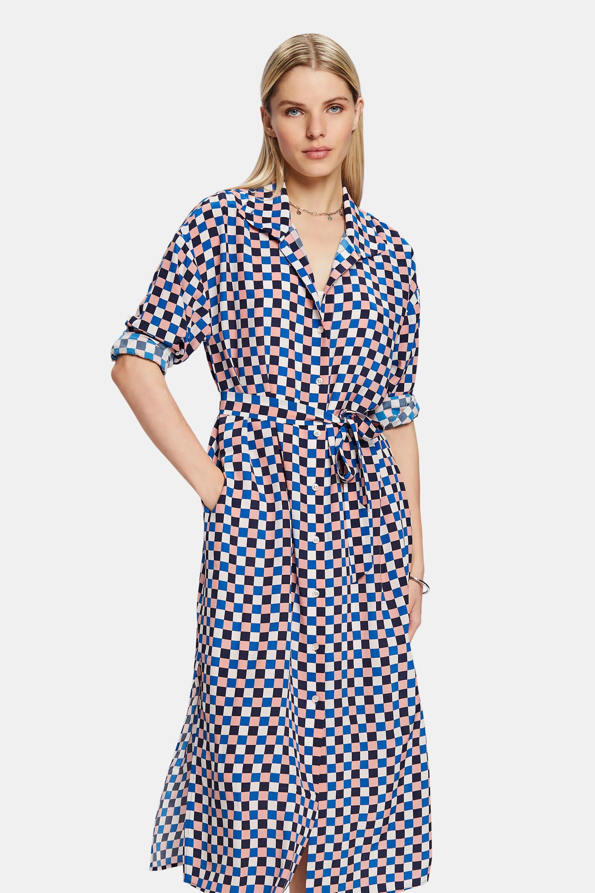 Abito camicia in seta