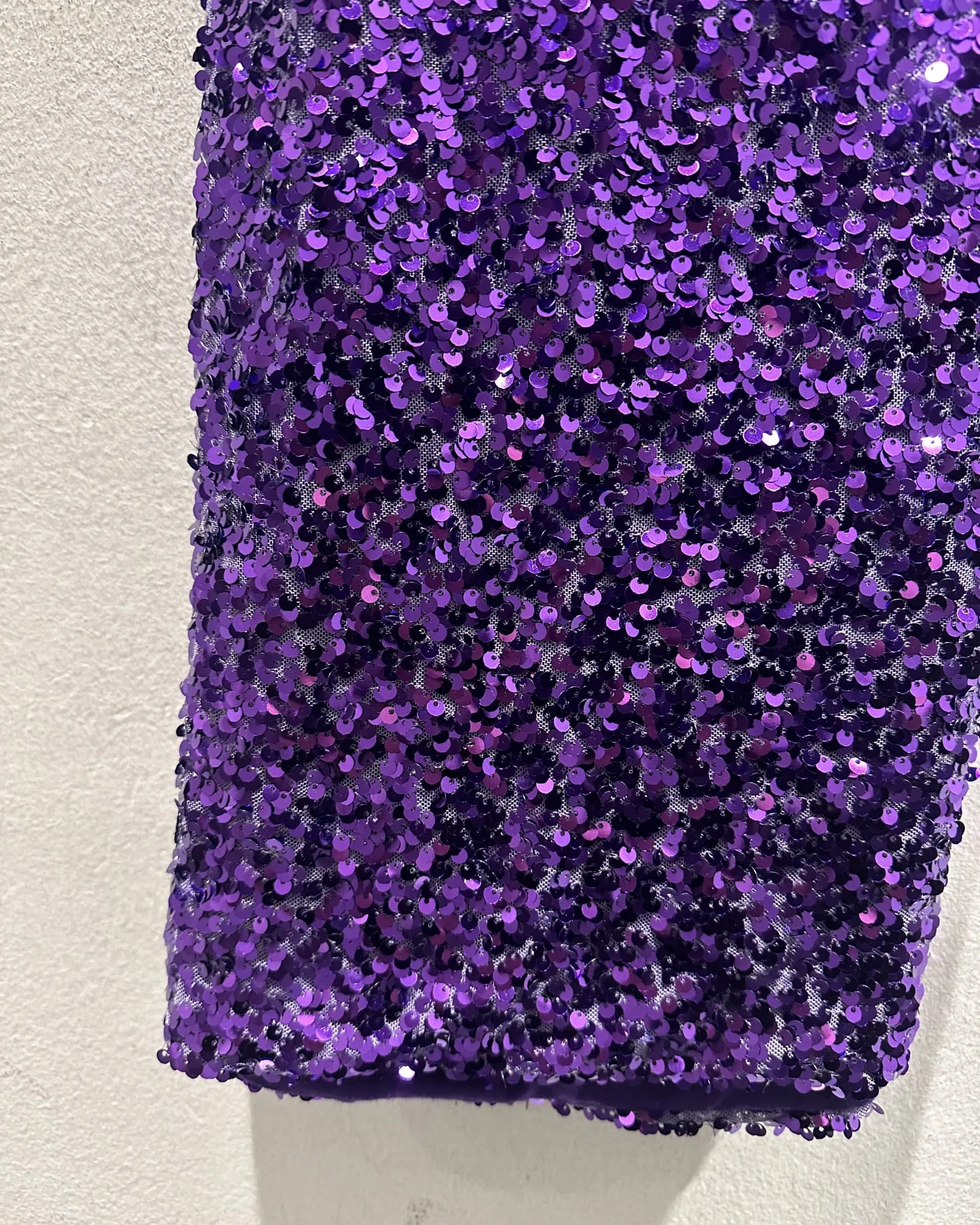 Abito in paillettes - Viola