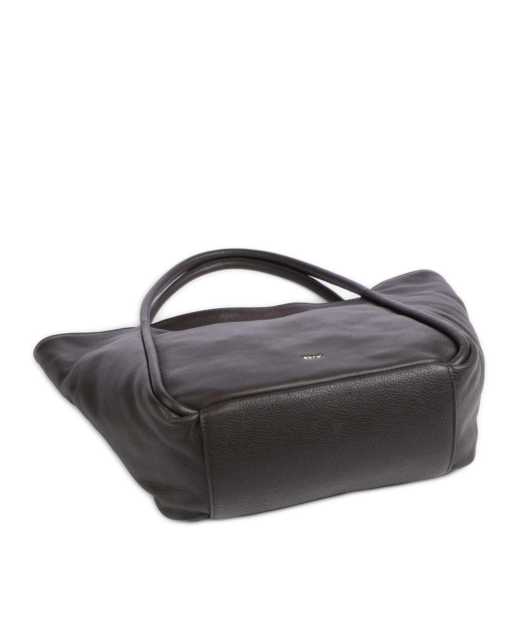  Abro Dalia Willow Borsa shopper pelle di vacchetta grana marrone scuro  