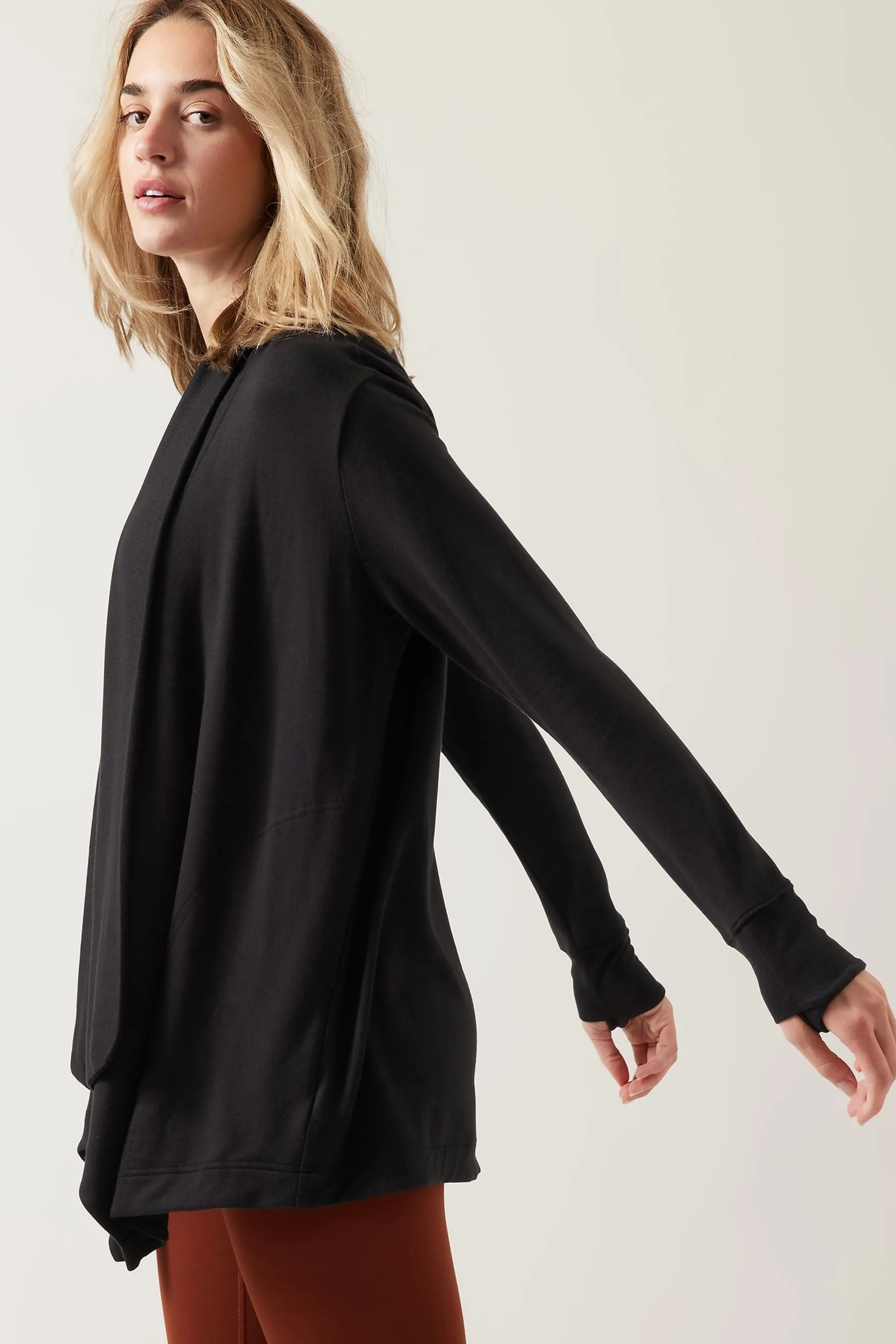 Athleta - Pranayama Restore - Cardigan lungo a portafoglio    