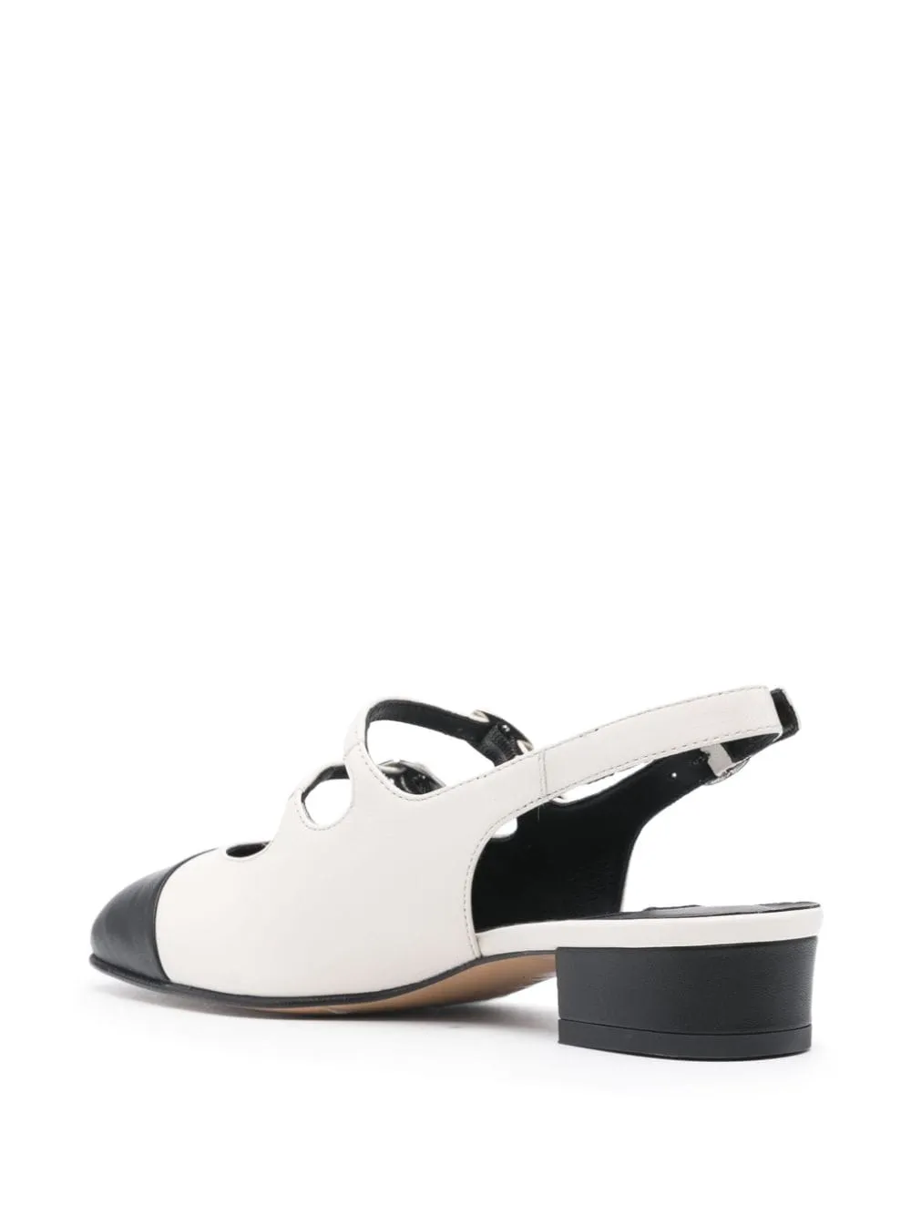 Ballerine Abricot in bianco e nero - donna