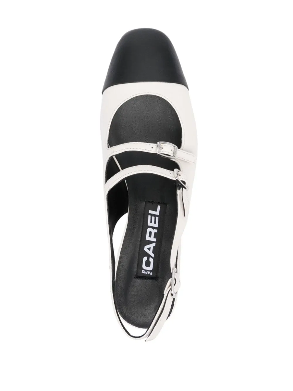 Ballerine Abricot in bianco e nero - donna