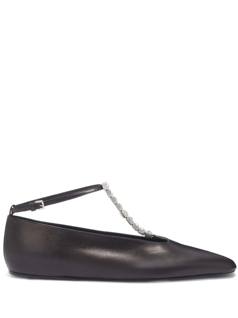 Ballerine con decorazione in nero di Jil Sander - donna