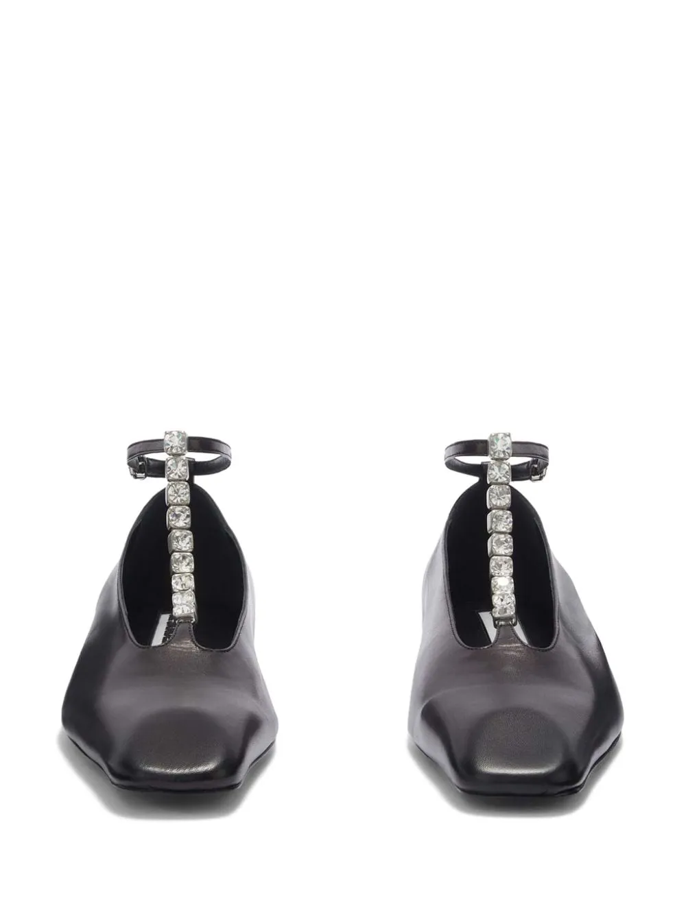 Ballerine con decorazione in nero di Jil Sander - donna