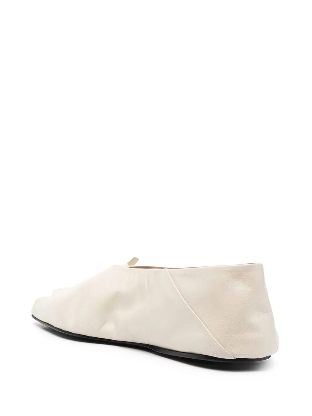 Ballerine con dettaglio a nodo in beige di Jil Sander - donna