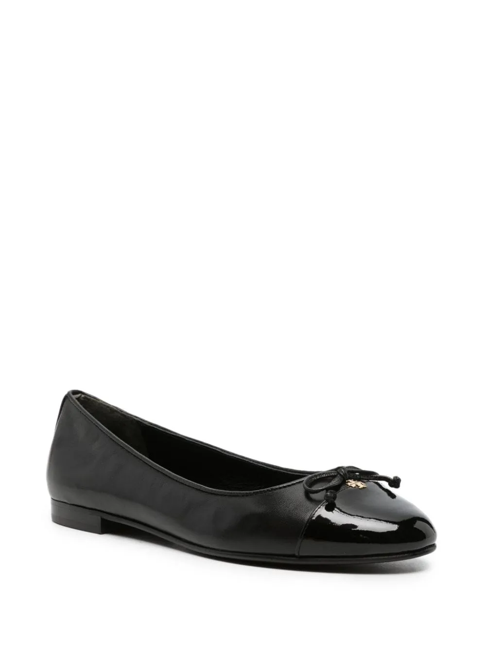 Ballerine con fiocco in nero - donna