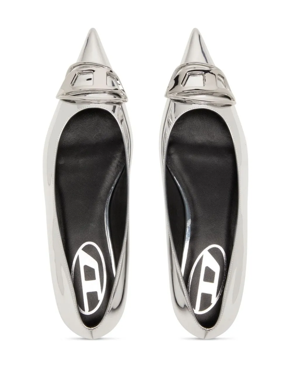 Ballerine D-venus in argento Diesel - donna
