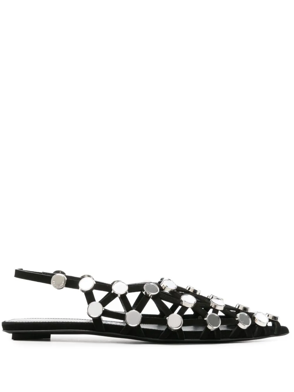 Ballerine Grid con strass The Attico - donna