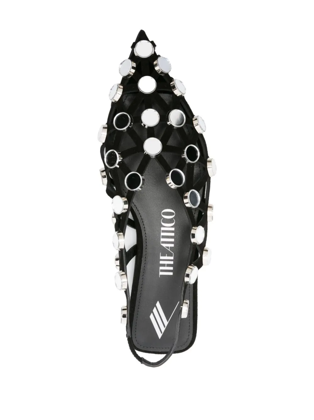 Ballerine Grid con strass The Attico - donna