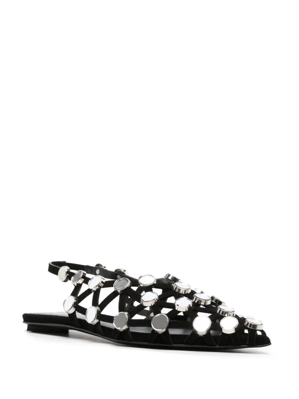 Ballerine Grid con strass The Attico - donna