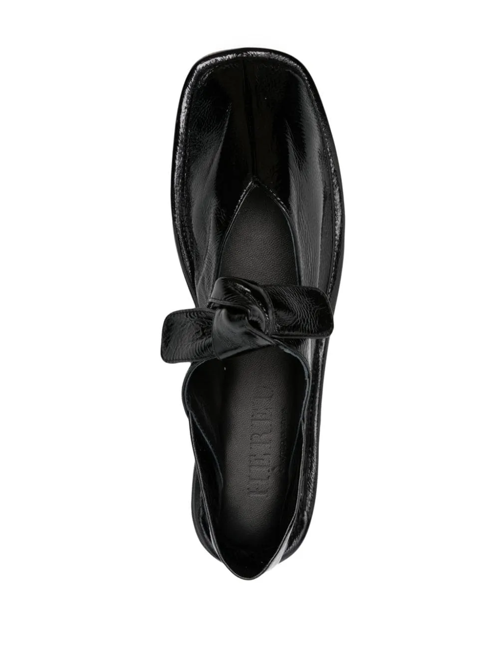 Ballerine in pelle Llasada in nero Hereu - donna