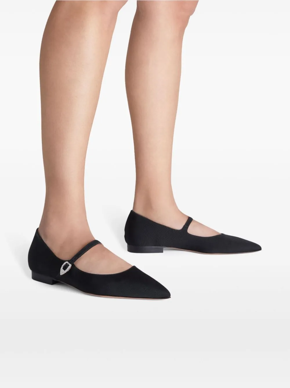 Ballerine kate in nero Malone Souliers - donna