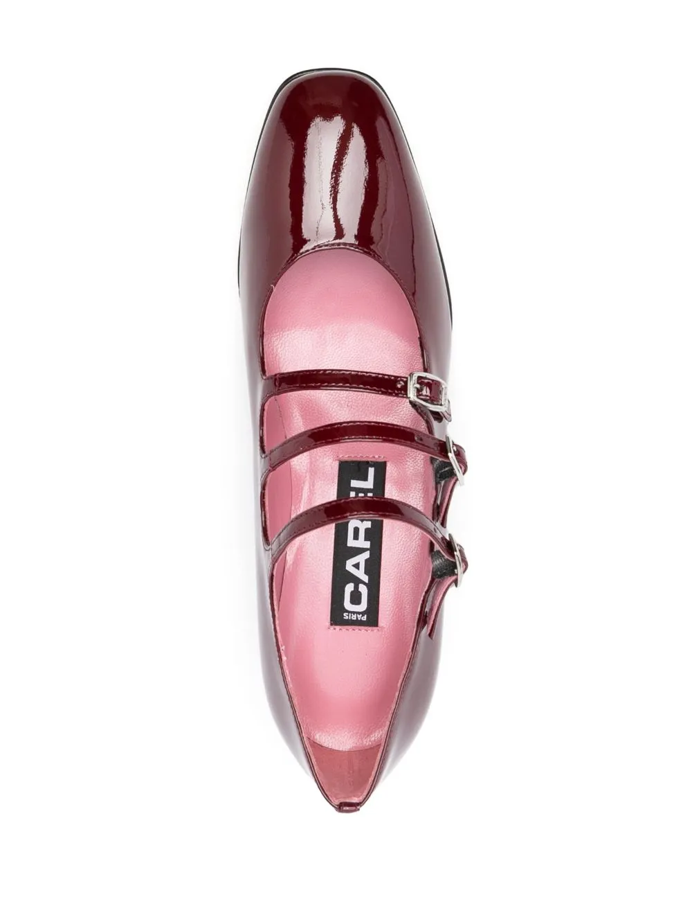 Ballerine kina 45mm in bordeaux Carel Paris - donna