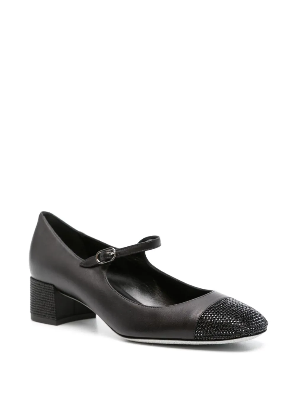 Ballerine kristen 35mm in nero di René Caovilla - donna
