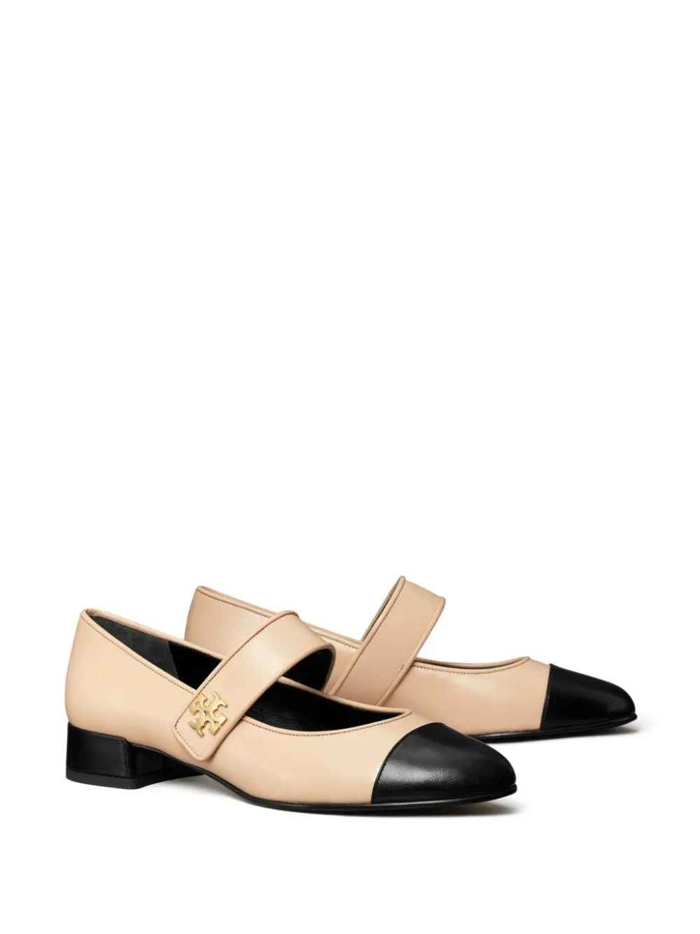 Ballerine mary jane in beige e nero Tory Burch - donna