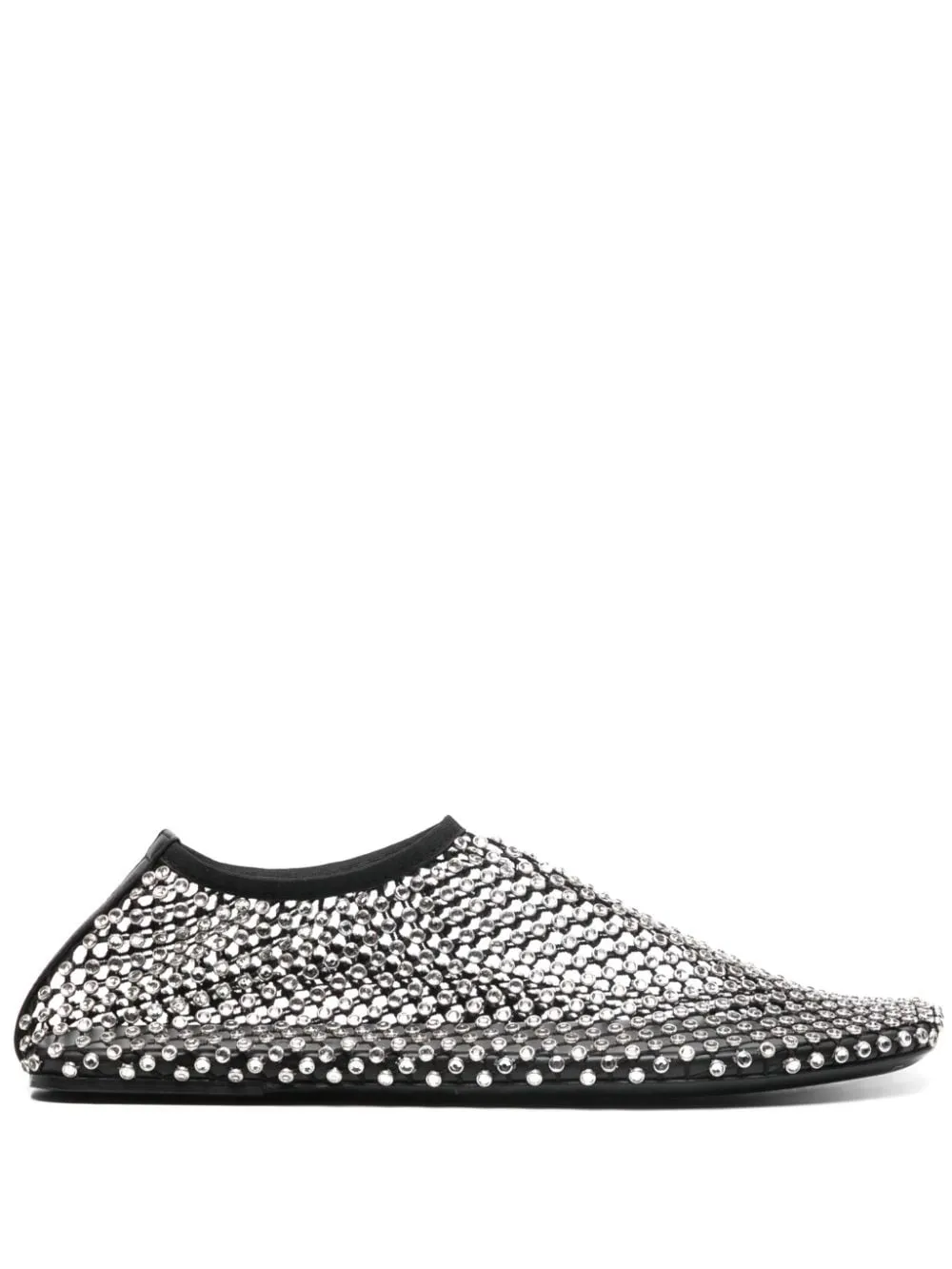 Ballerine Minette con strass in nero Christopher Esber - donna