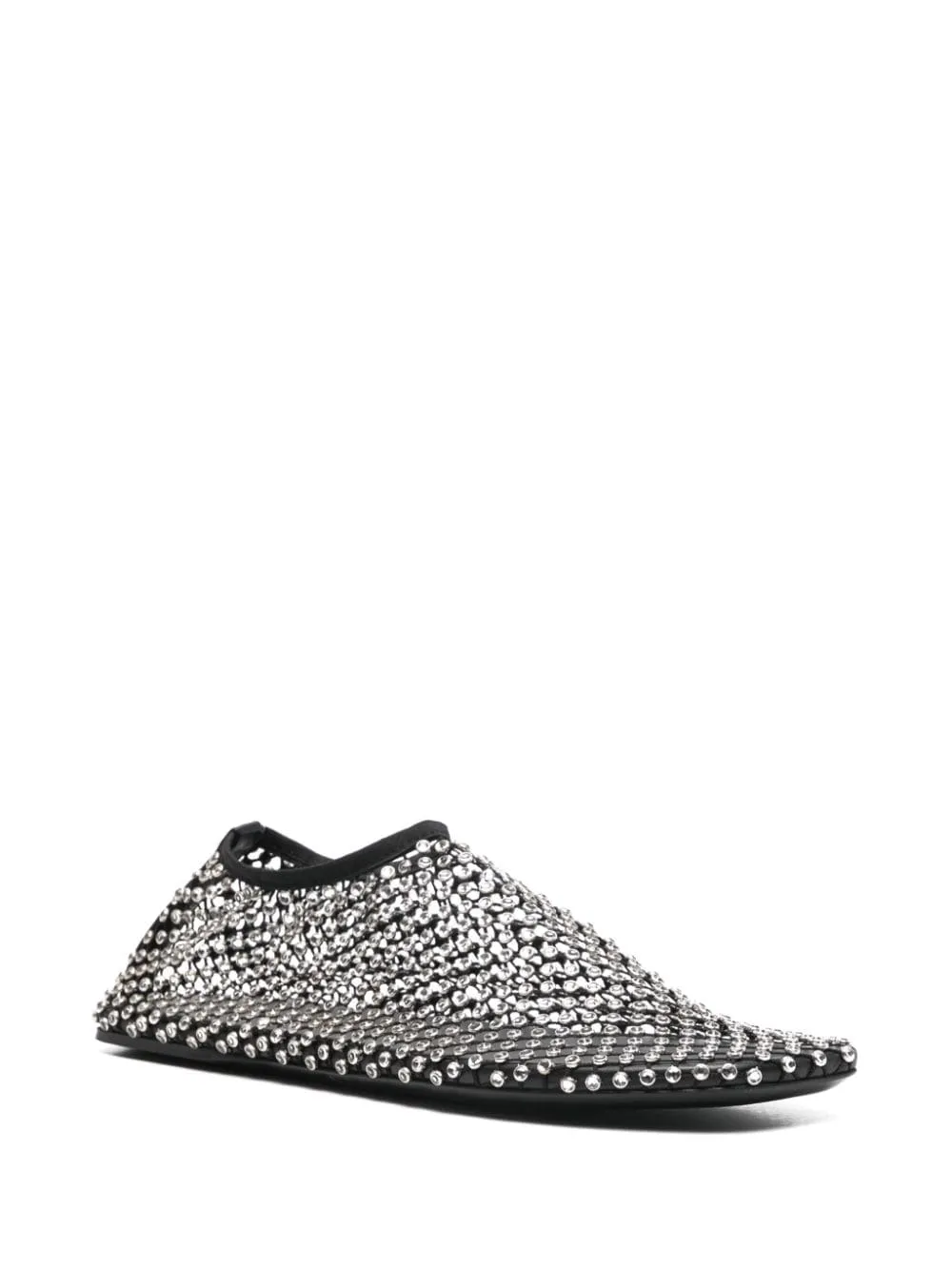 Ballerine Minette con strass in nero Christopher Esber - donna