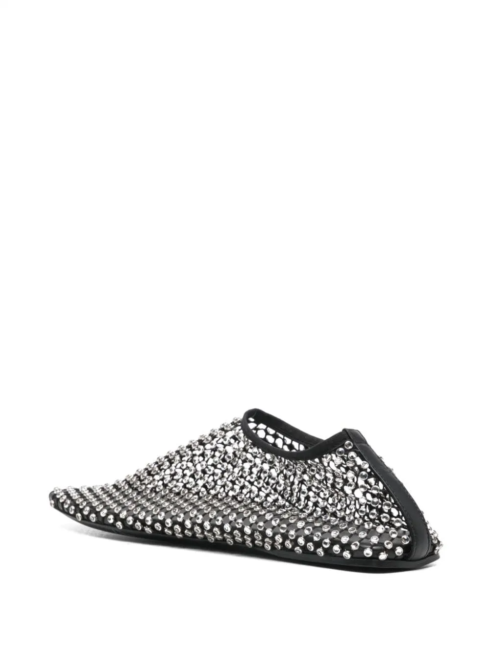 Ballerine Minette con strass in nero Christopher Esber - donna