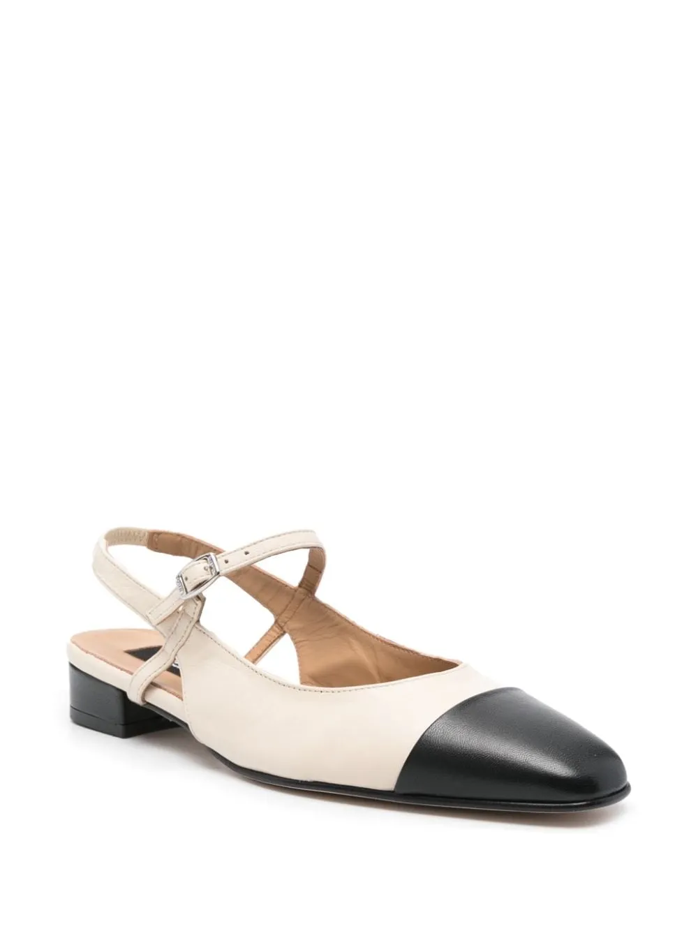 Ballerine oceano 30mm in beige e nero Carel Paris - donna