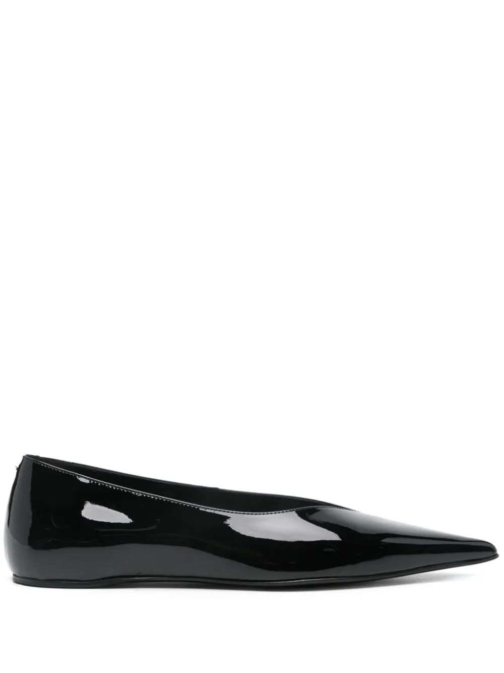 Ballerine The Patent Asimmetriche in nero Toteme - donna