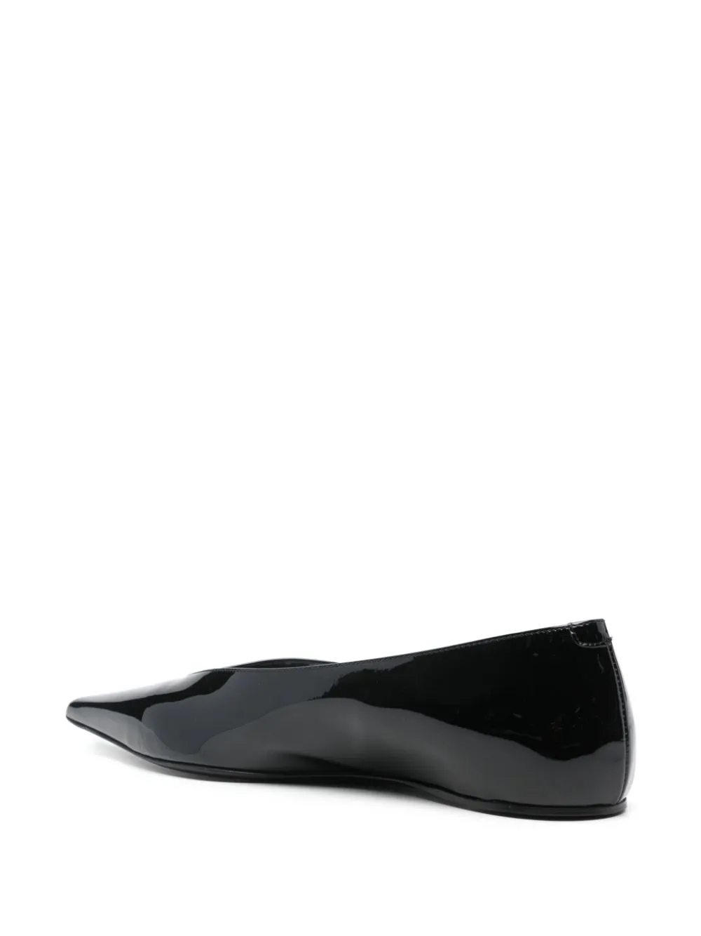 Ballerine The Patent Asimmetriche in nero Toteme - donna