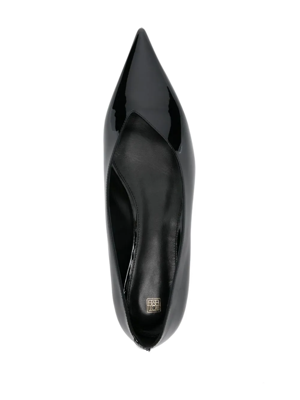 Ballerine The Patent Asimmetriche in nero Toteme - donna