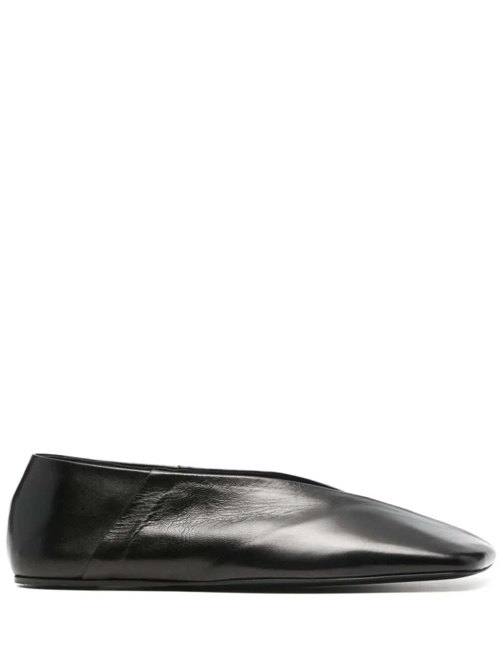 Ballerine tripon in nero Jil Sander - donna