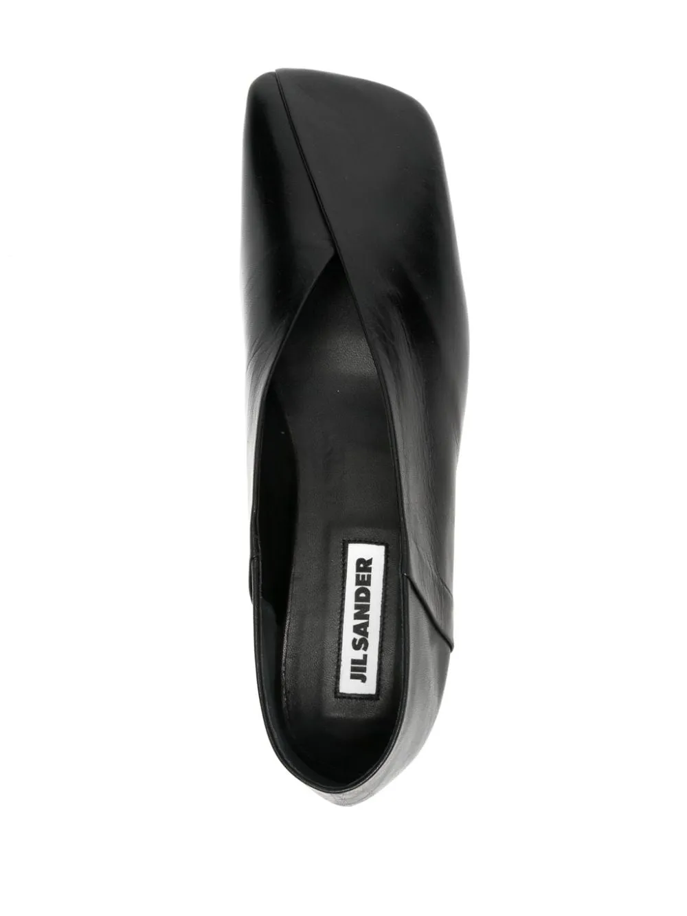 Ballerine tripon in nero Jil Sander - donna