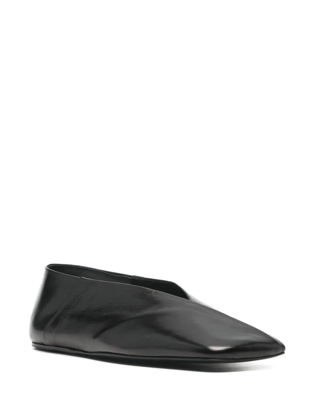 Ballerine tripon in nero Jil Sander - donna
