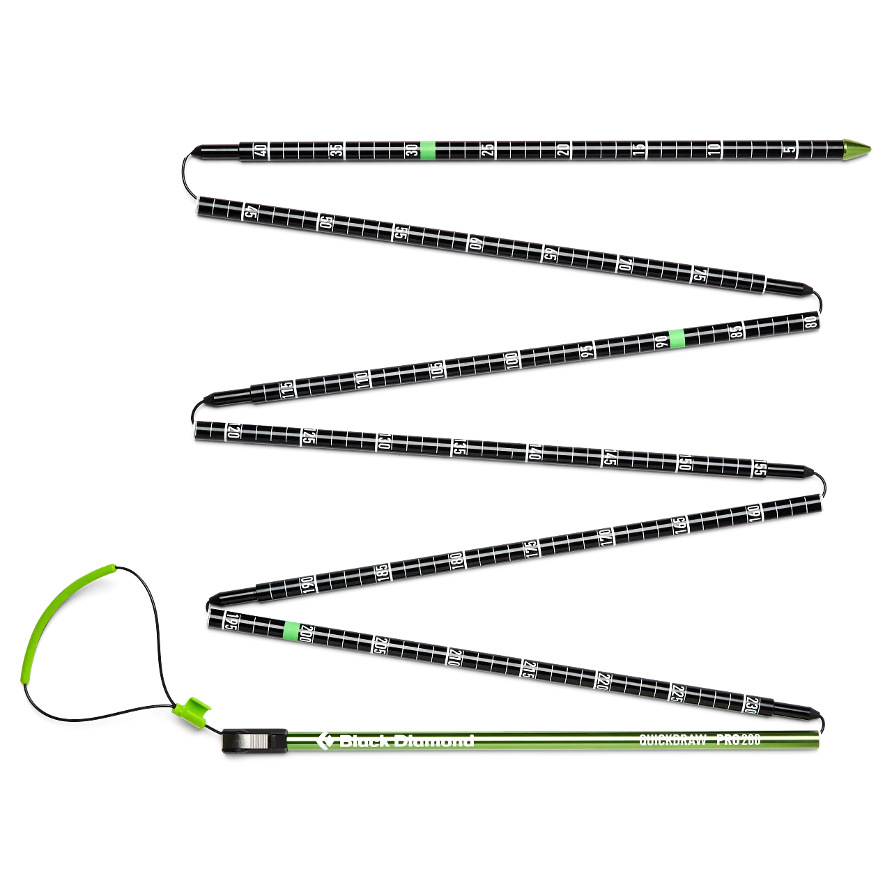 Black Diamond QuickDraw Pro Probe 280 - Sonda da neve a 7 sezioni