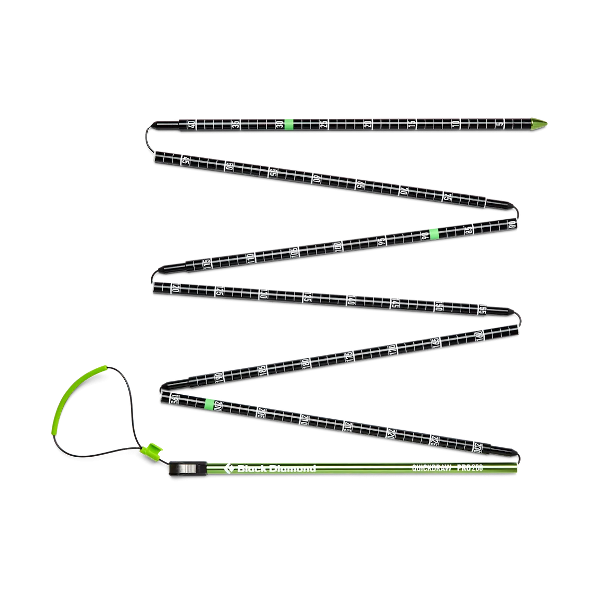 Black Diamond QuickDraw Pro Probe 280 - Sonda da neve a 7 sezioni