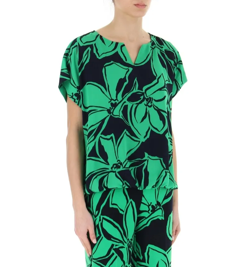 Blusa maniche corte