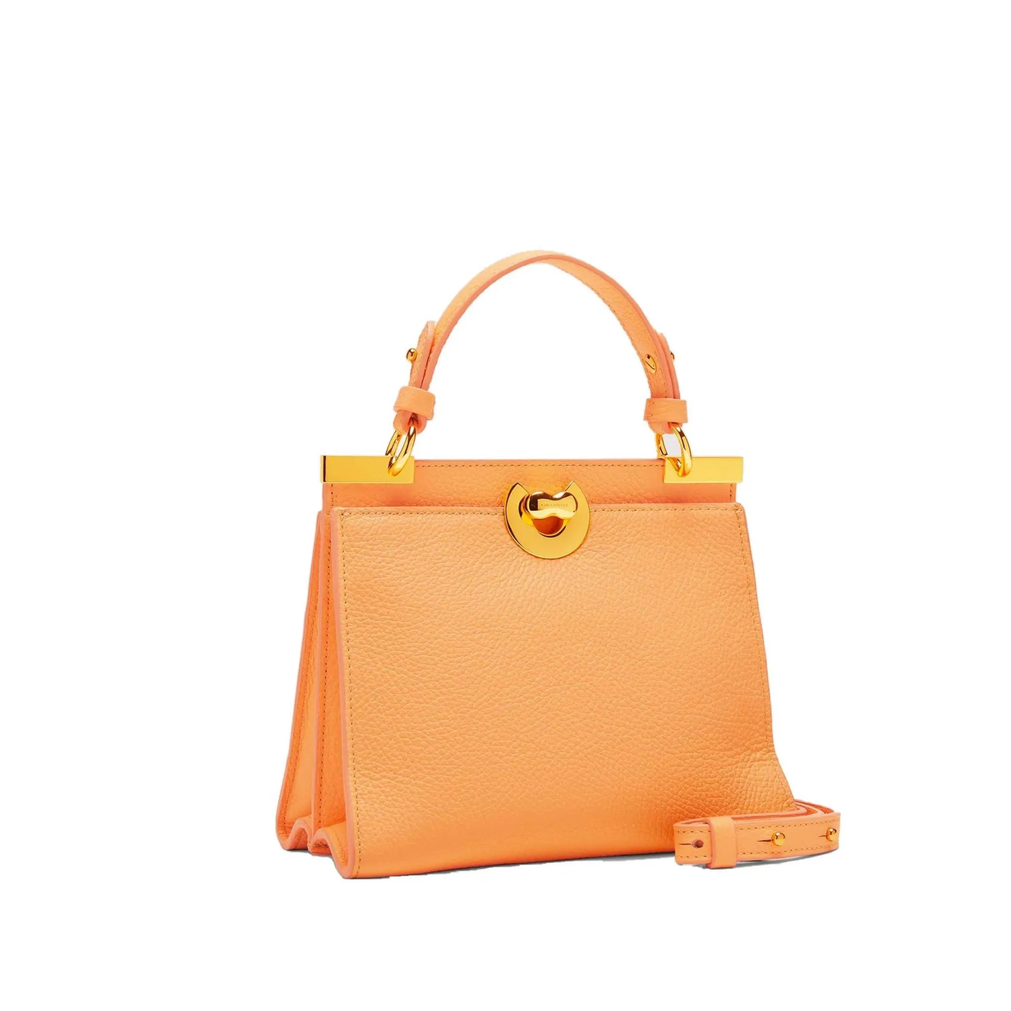 Borsa a mano binxie small in pelle martellata