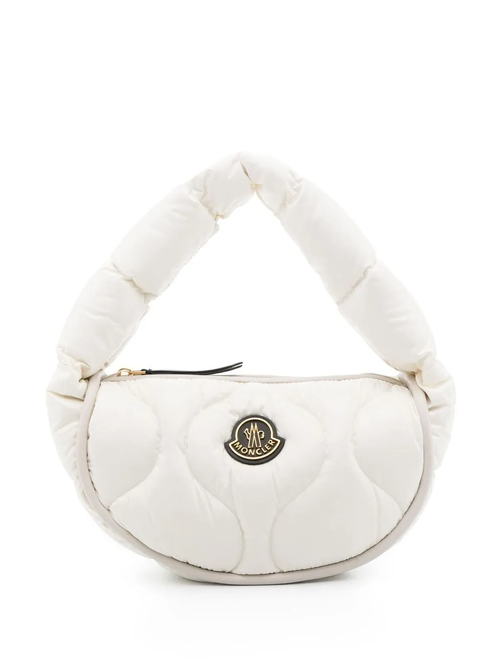 Borsa a mano Delilah hobo in bianco - donna