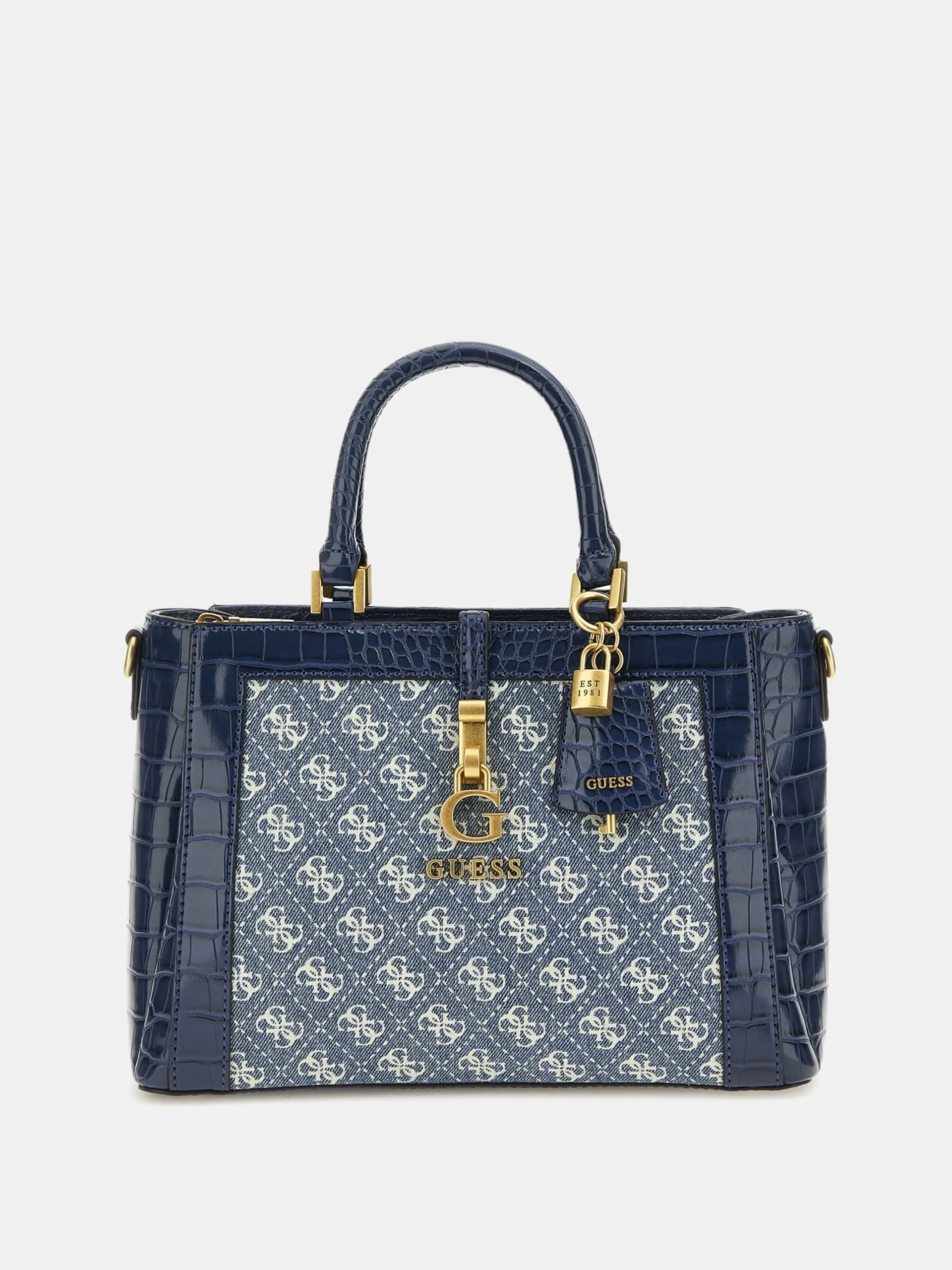 Borsa a mano g james logo guess