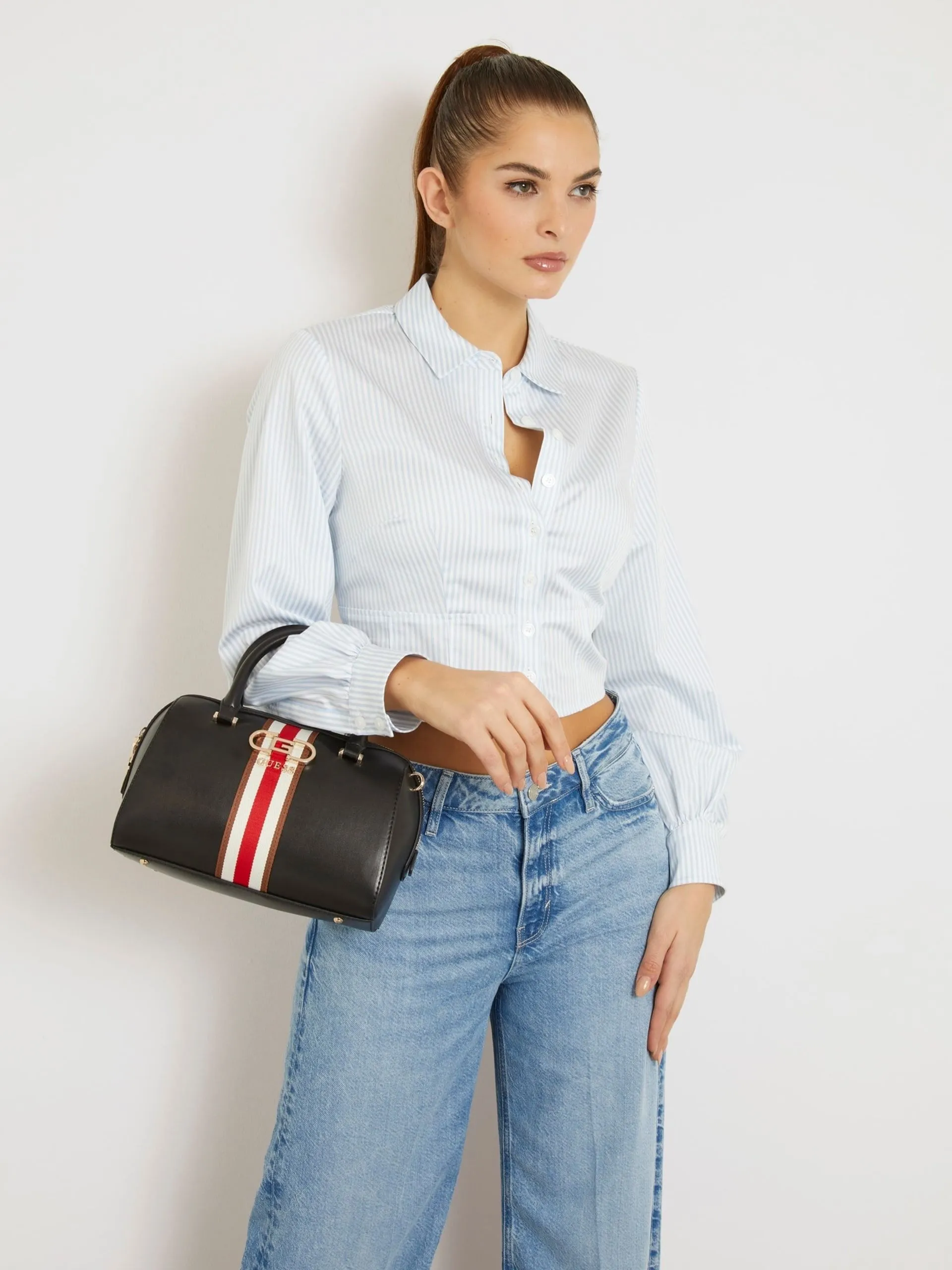 Borsa a mano nelka fascia frontale guess