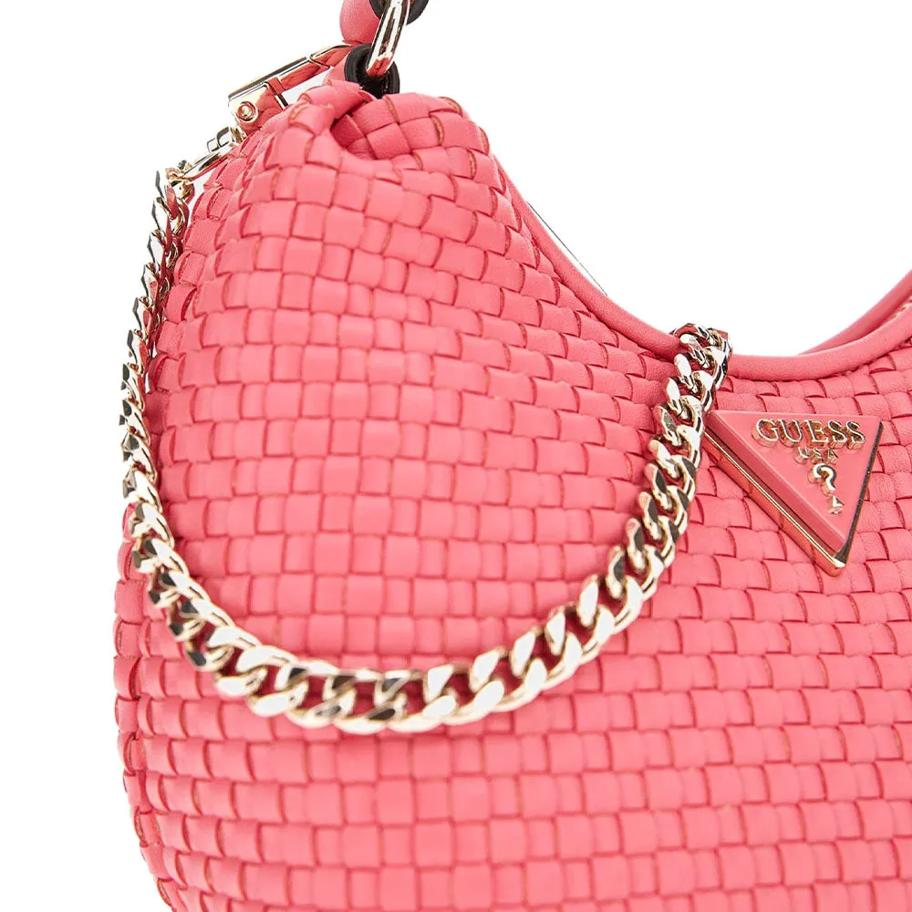 Borsa Donna a Mano GUESS Chiusa con Zip Linea Etel colore Watermelon