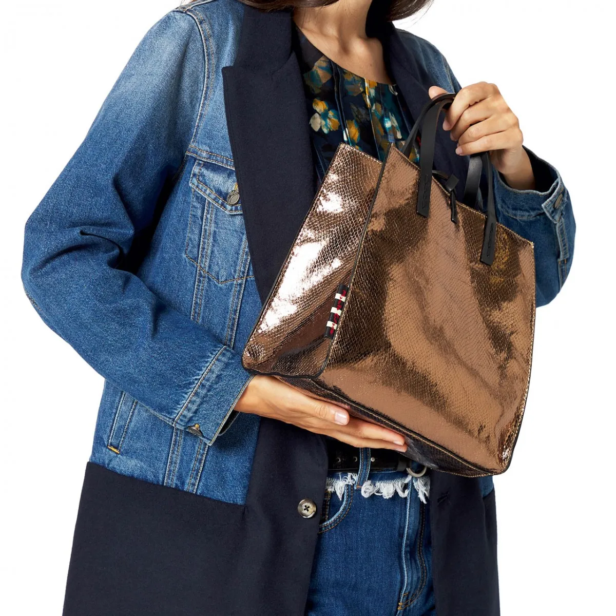 Borsa Felicia Small, Oro