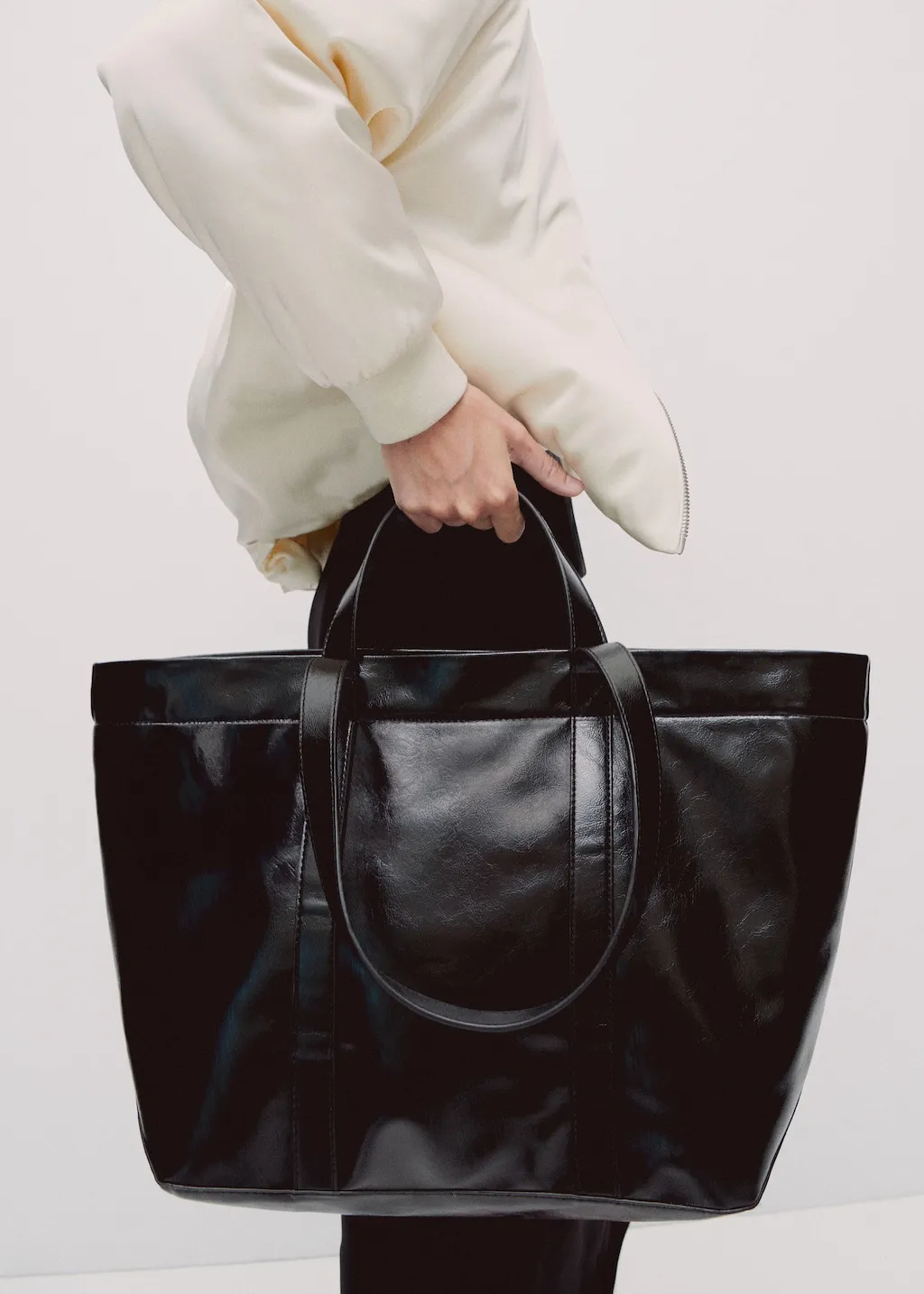 Borsa shopper doppio manico