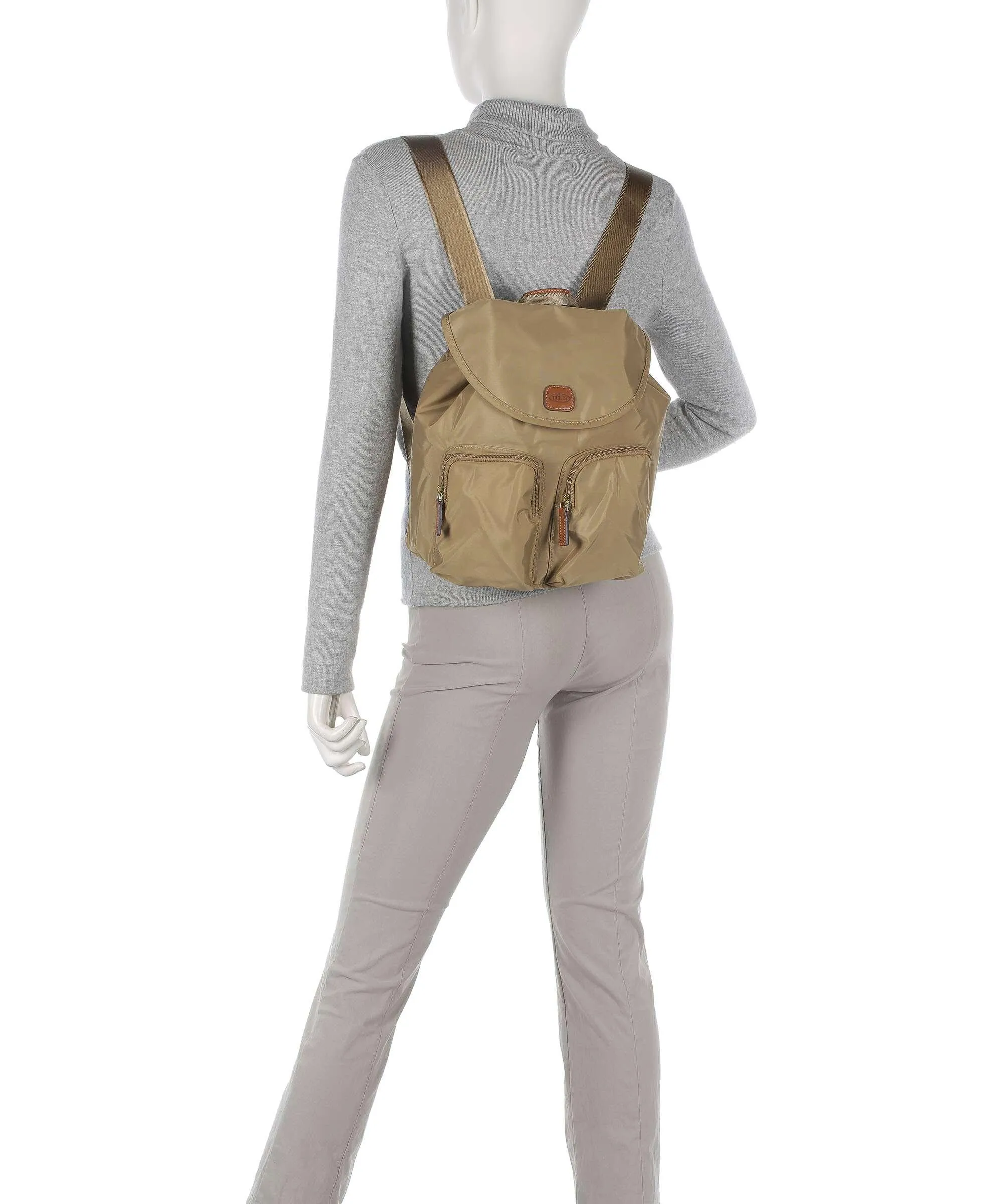  Brics X-Collection Zaino nylon beige  