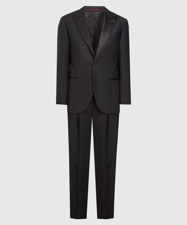 Brunello Cucinelli Abito in lana nera MF460AS28