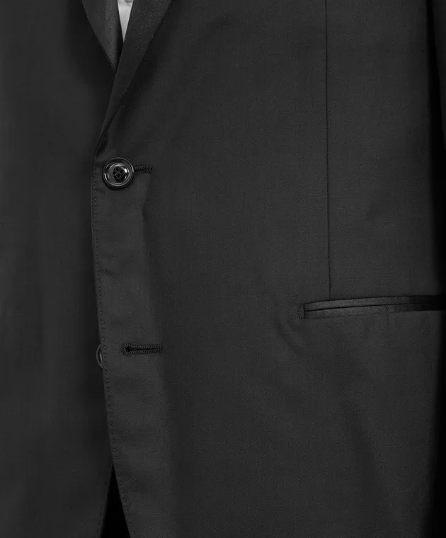 Brunello Cucinelli Abito in lana nera MF460AS28
