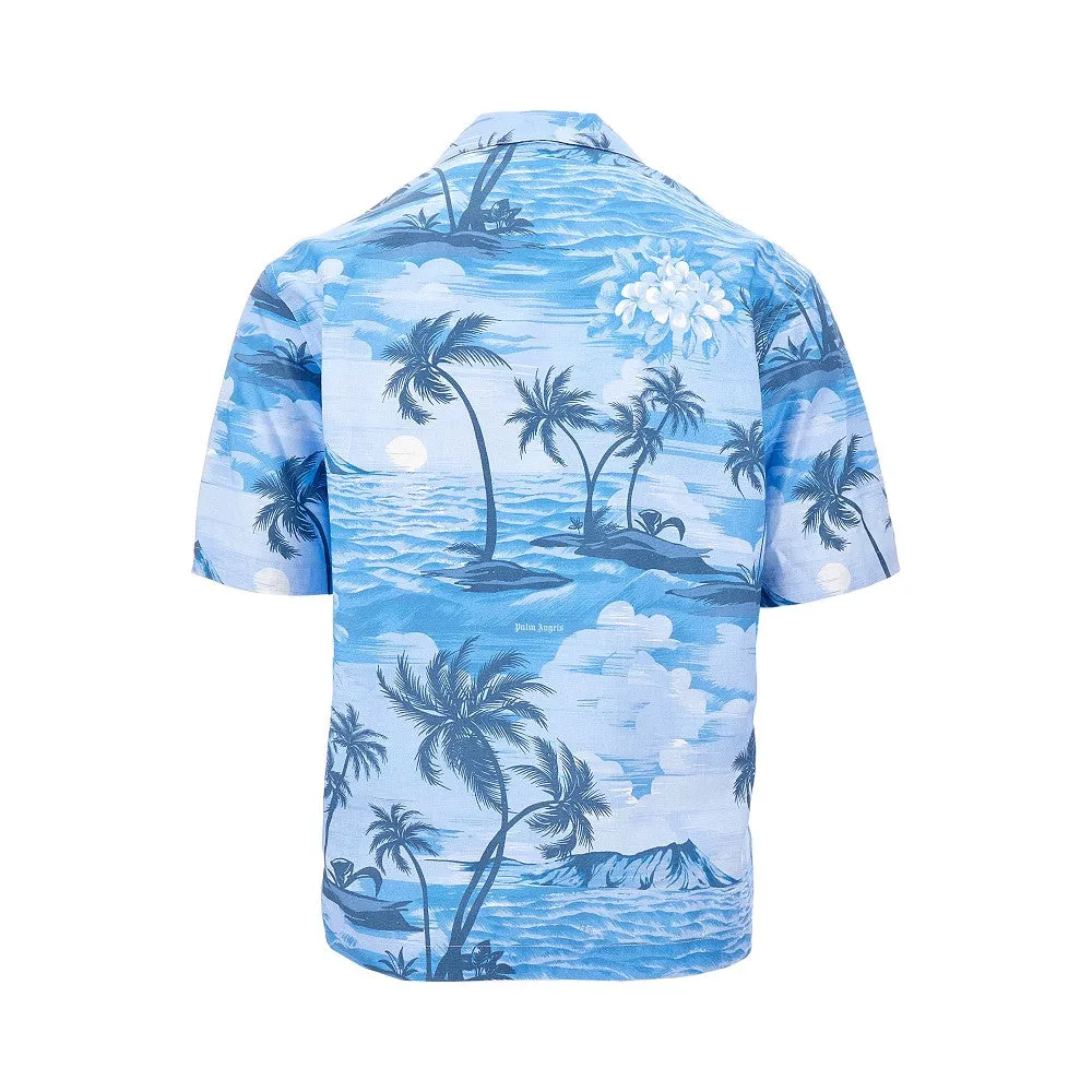 Camicia Bowling stampa 'Sunset'