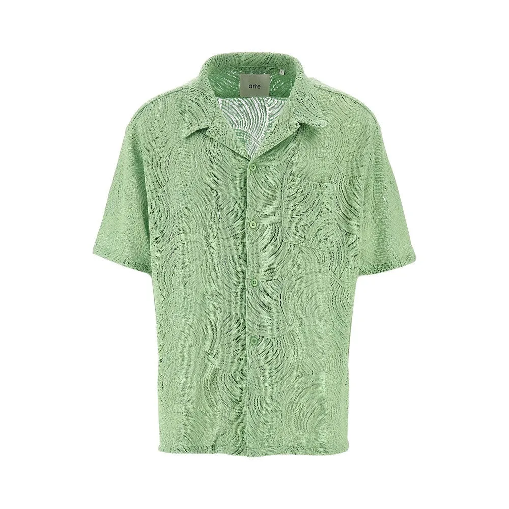 Camicia crochet 'Stan'