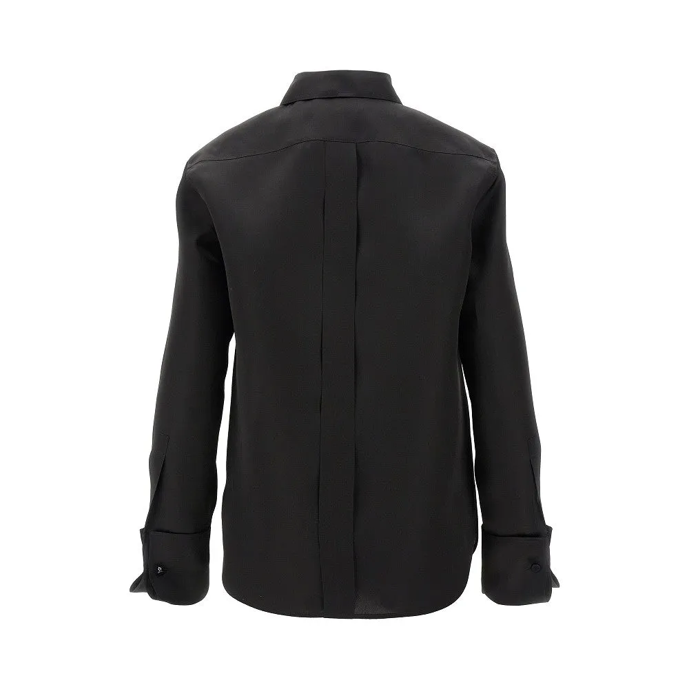 Camicia in tripla organza di seta