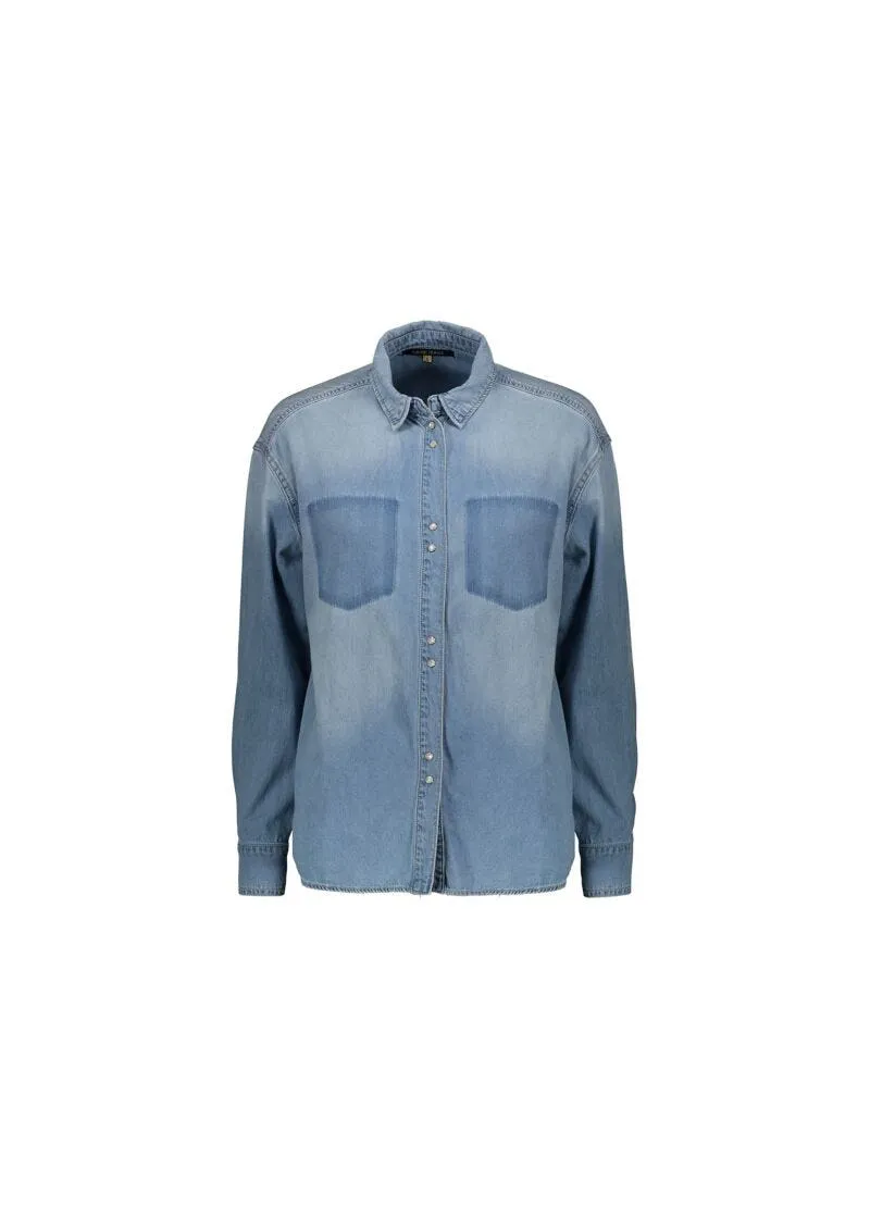 Camicia indaco chiaro