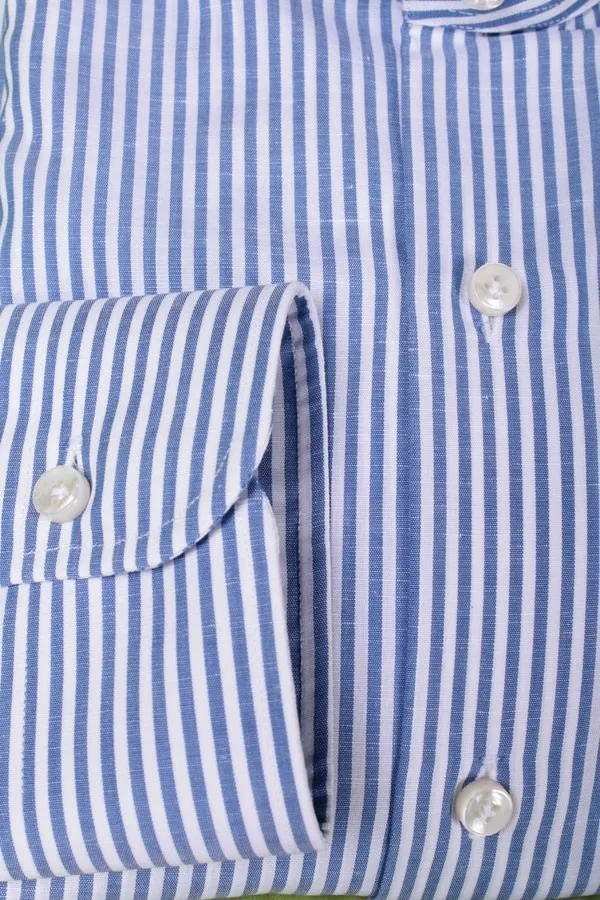 Camicia Uomo Barba Napoli Blue