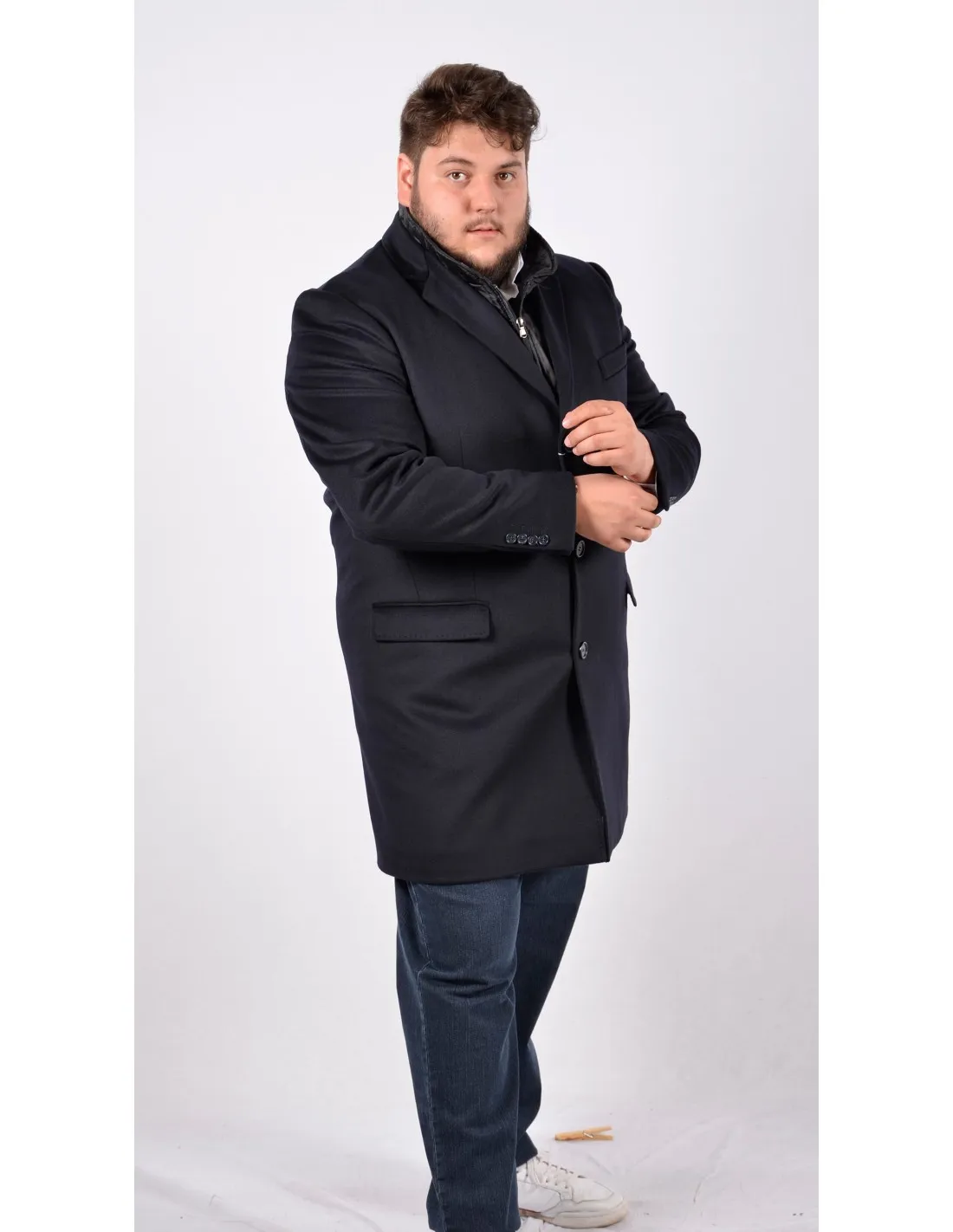 Cappotto Baronetto Modello Giovane Blu