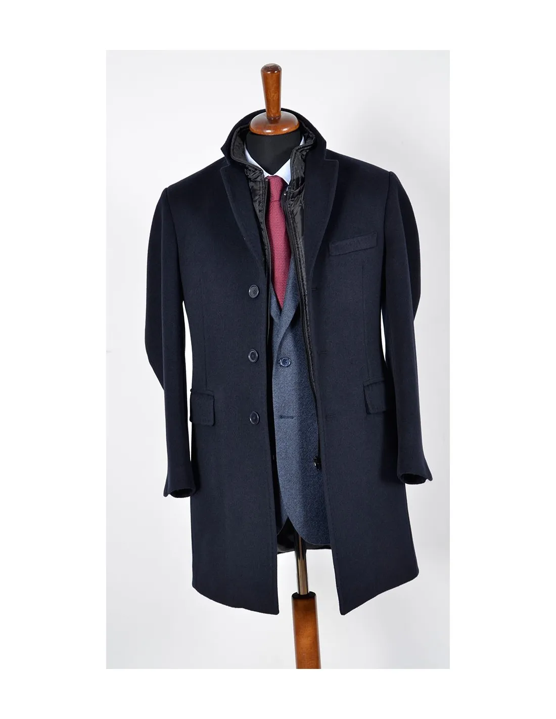 Cappotto Baronetto Modello Giovane Blu
